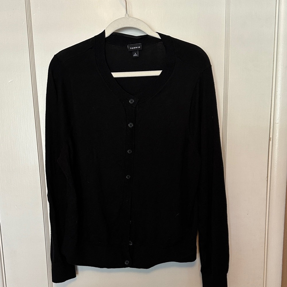 Torrid Women's Black Cardigan Sweater
